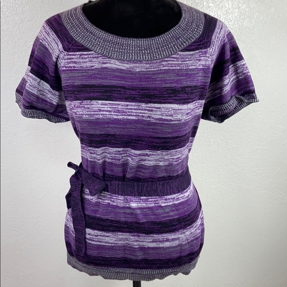 Jaclyn Smith Tops - 🔥5/$20 [JACLYN SMITH ] Sparkly Purple Sweater Top